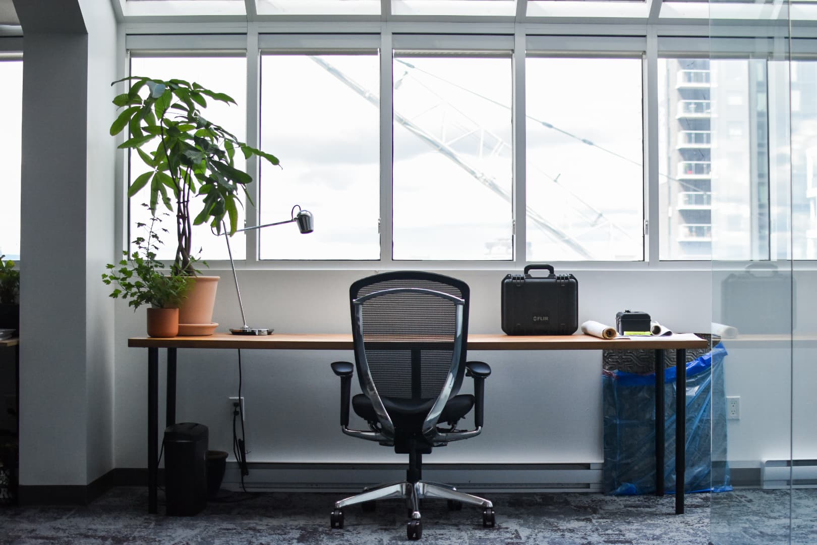 Modern office workspace